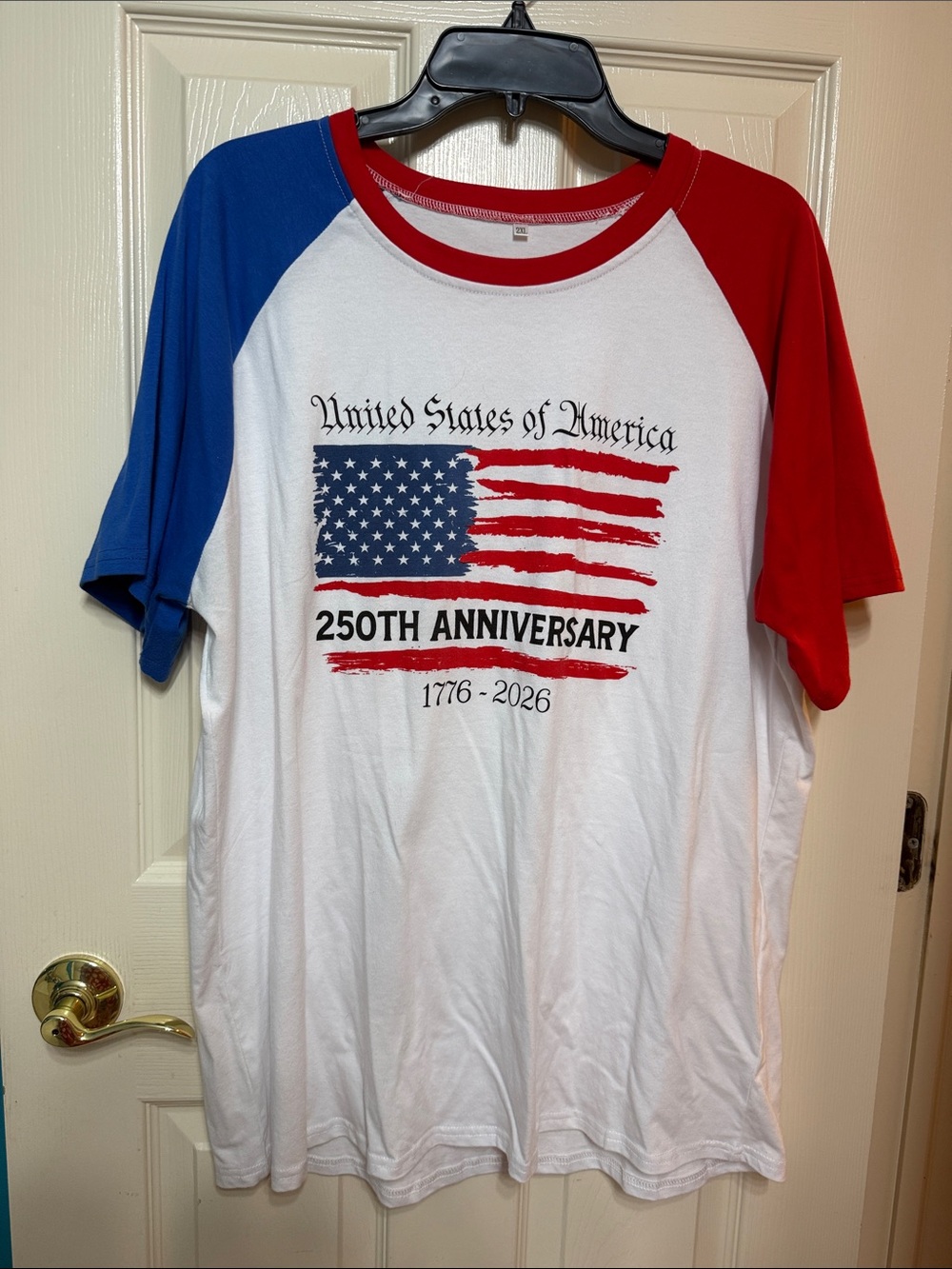 SALE 🇺🇸United States 250th Anniversary Raglan Tee - Red/White/Blue